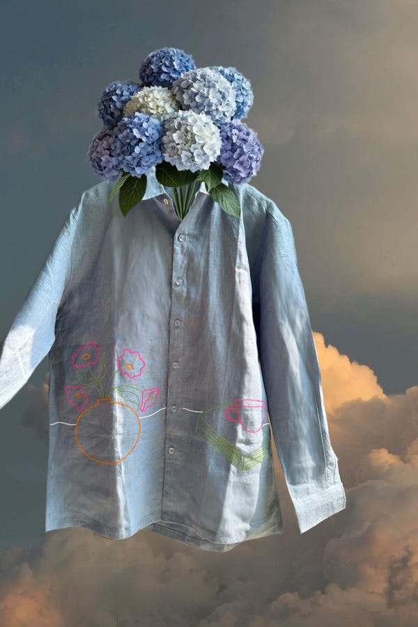 NA by Nitya — Early Morning Shirt - Blue