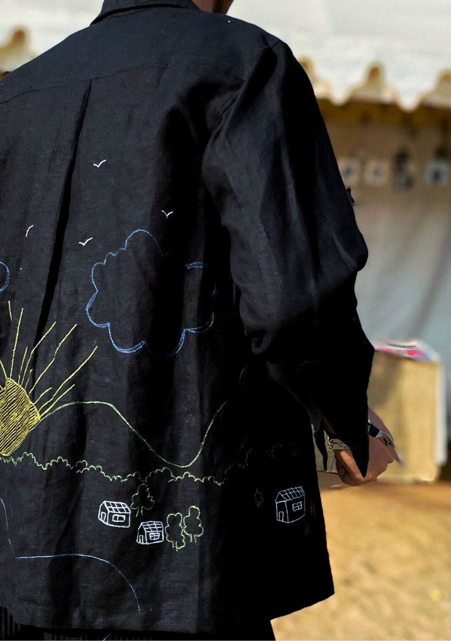 LANDSCAPE SHIRT - BLACK - image 2