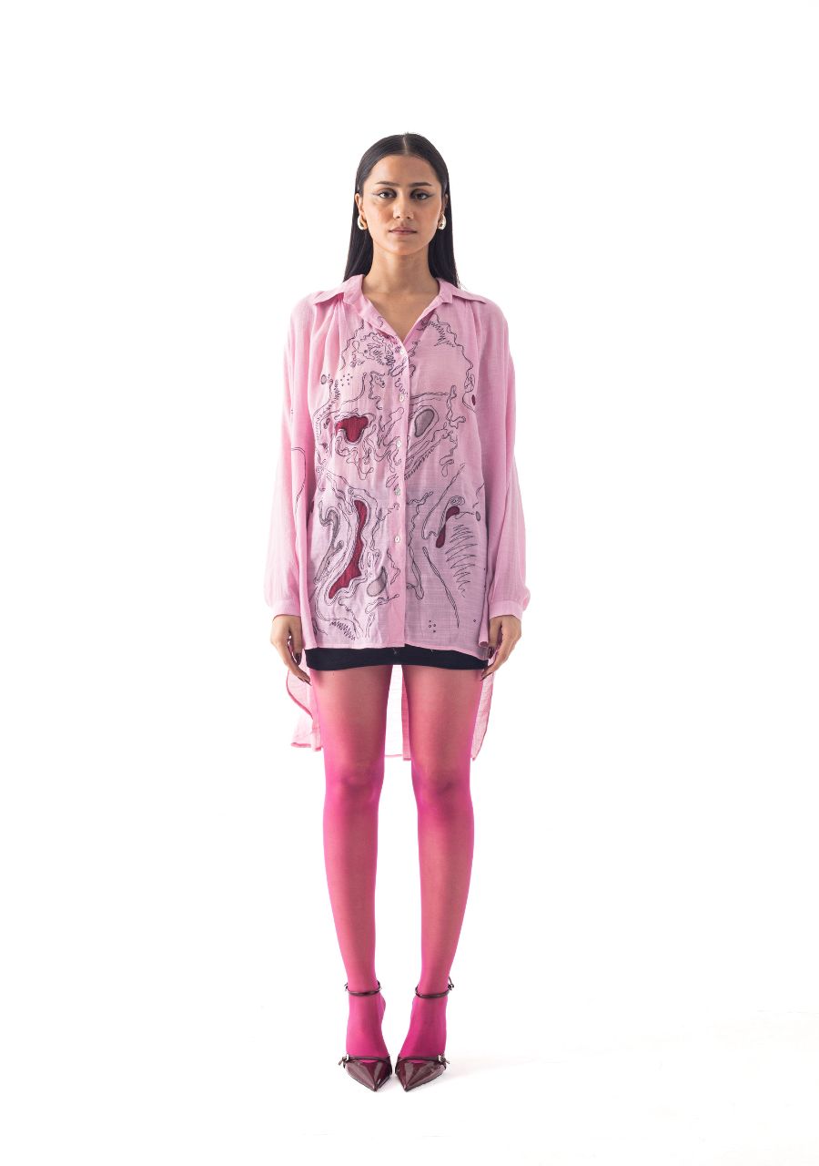 INAMORATA PLEATED SHIRT - image 1