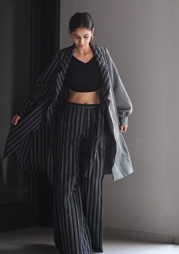 NA by Nitya — HALF AND HALF JACKET