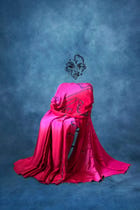 Noori Pink Saree view 2