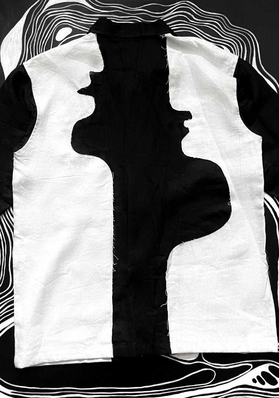 DIALOGUE SHIRT - BLACK - image 1