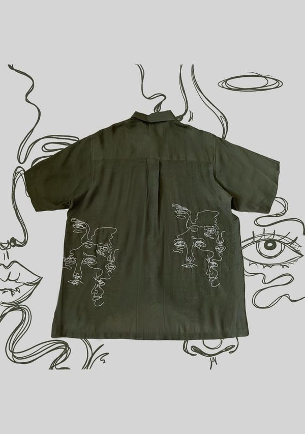 NA by Nitya — EXPRESSIONS SHIRT - OLIVE