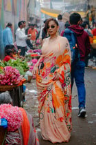 Pooja saree view 1