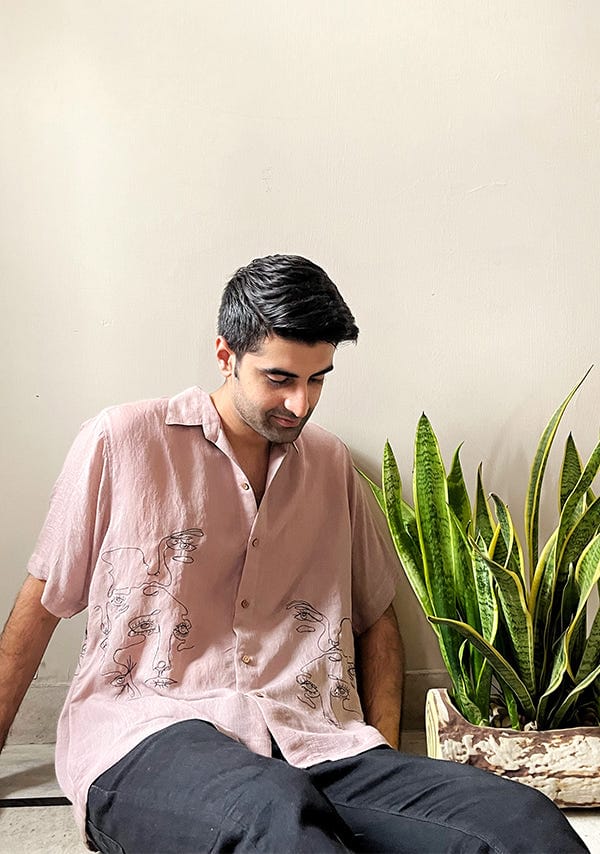 NA by Nitya — EXPRESSIONS SHIRT - BEIGE
