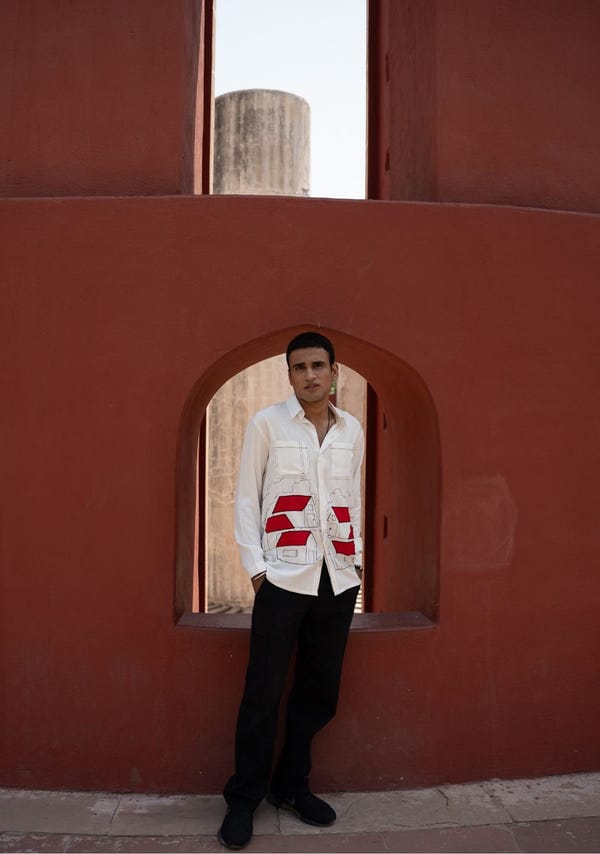 NA by Nitya — HOUSES SHIRT - WHITE