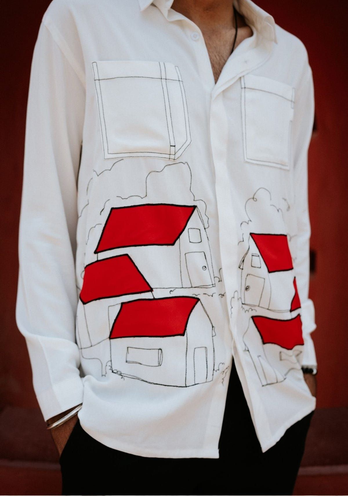 HOUSES SHIRT - WHITE - image 2