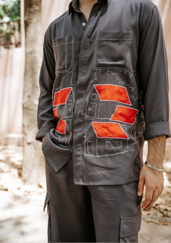 NA by Nitya — HOUSES SHIRT- GREY
