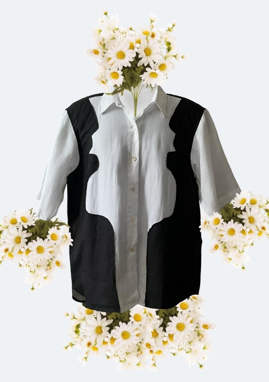DIALOGUE SHIRT - WHITE - image 1
