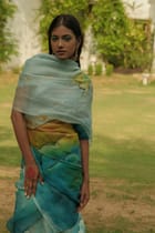 Sunset Saree view 4