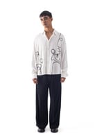 CIRCULAR YOKE SHIRT AND TROUSERS view 1
