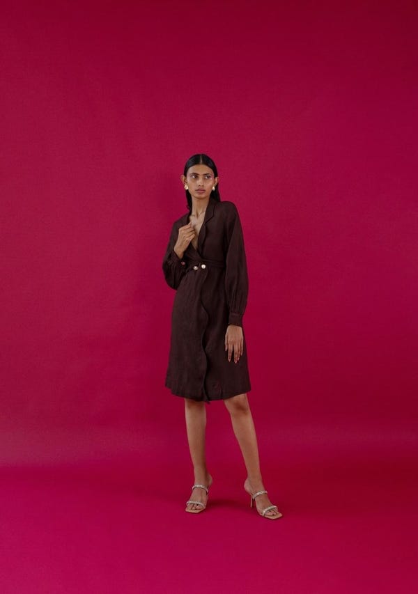NA by Nitya — MICHELLE JACKET - CHOCOLATE