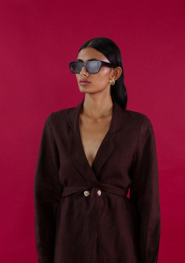 NA by Nitya — MICHELLE JACKET - CHOCOLATE