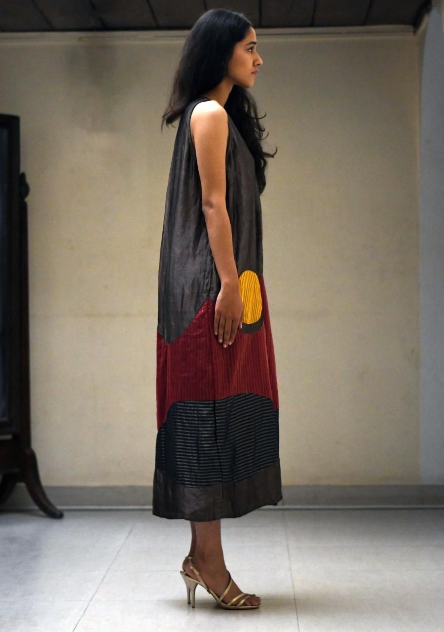 TISSUE LANDSCAPE DRESS - image 4