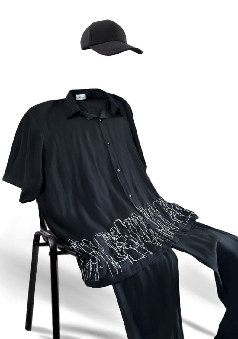 GIRLS SHIRT - BLACK - image 1