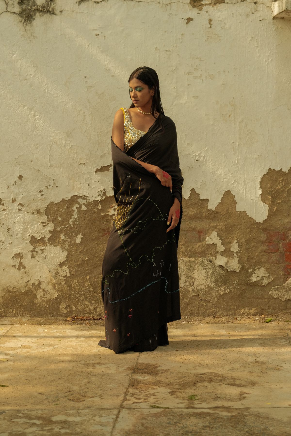 Midnight Sun Saree - image 1