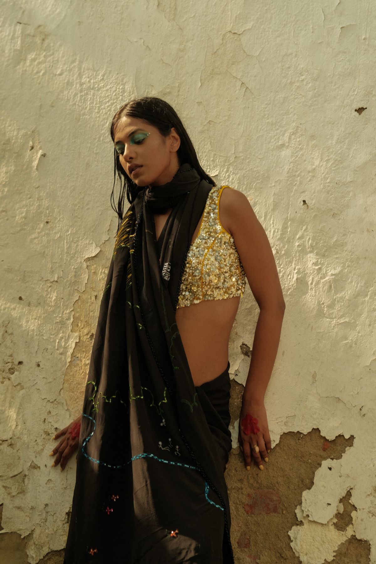 Midnight Sun Saree - image 4