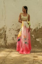 Holi Saree view 2