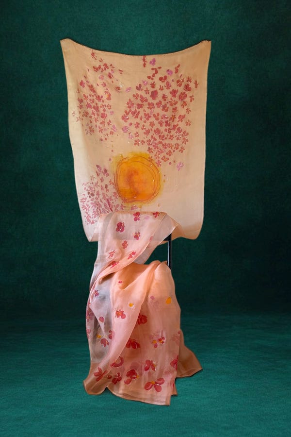 NA by Nitya — Cherry Blossom Saree