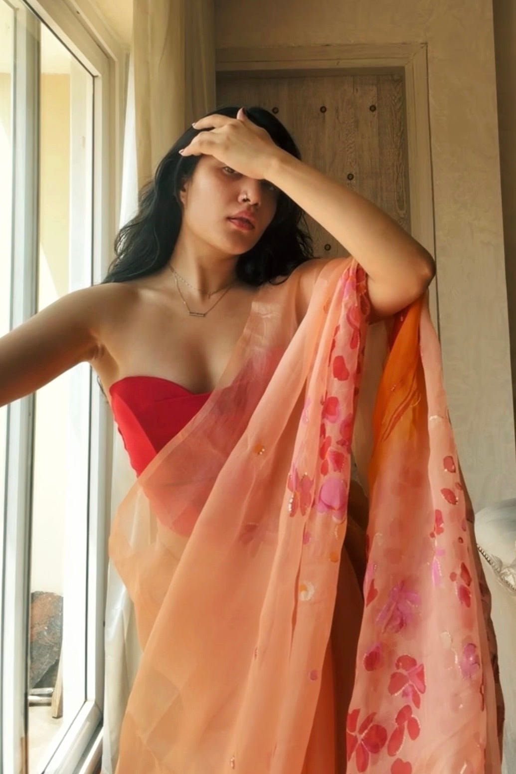 Cherry Blossom Saree - image 3