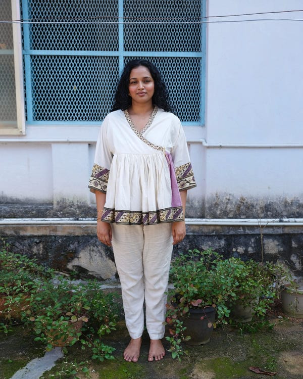 Nambi Kai — Lotus Veil Blouse
