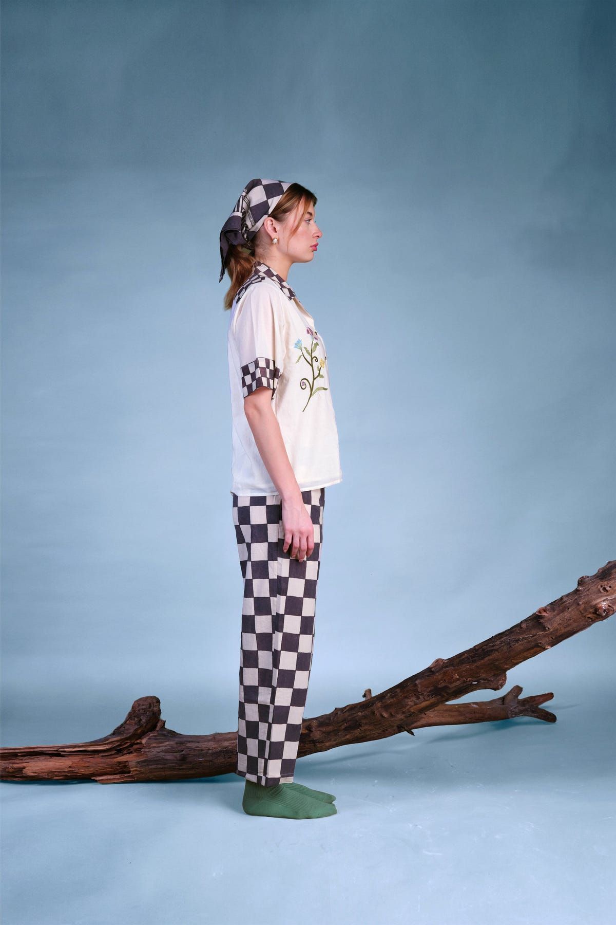 In Grid Trousers - image 2
