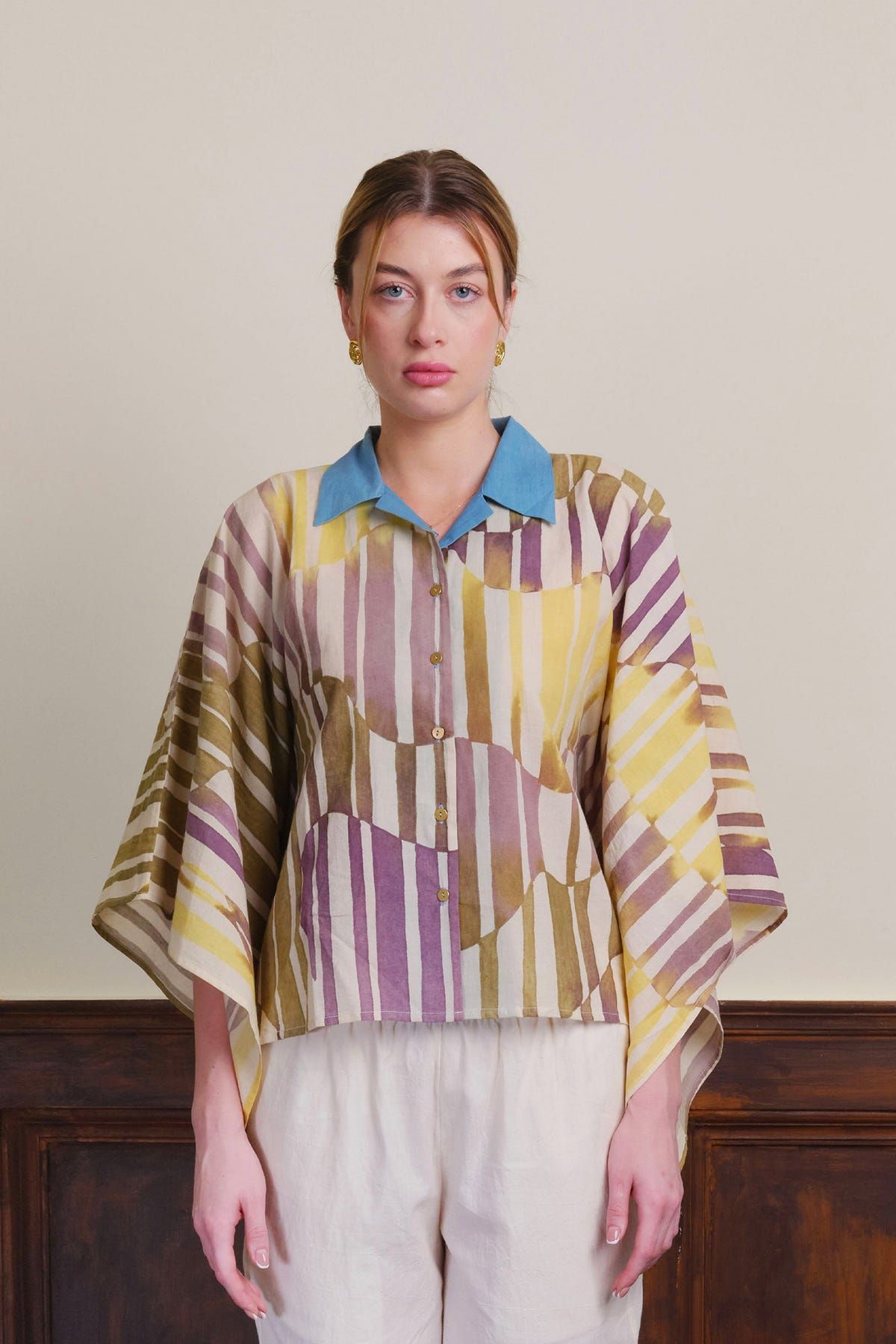 Footnote in Indigo Shirt - image 1