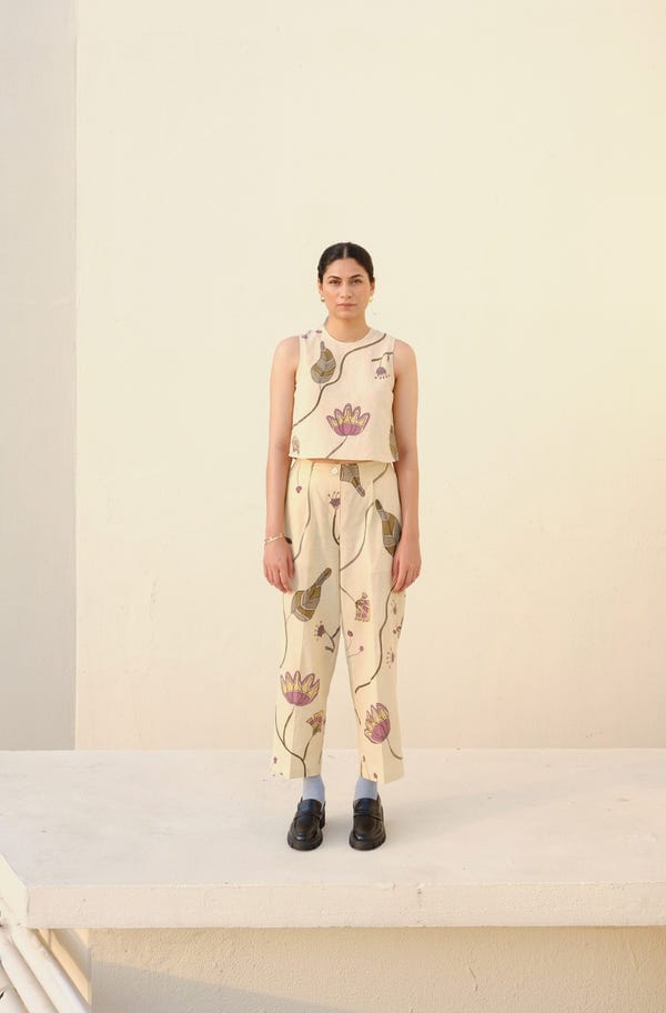 Nambi Kai — Kurinji Creeper Trousers