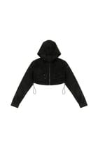 Racing Crop Top Hoodie Hybrid view 2