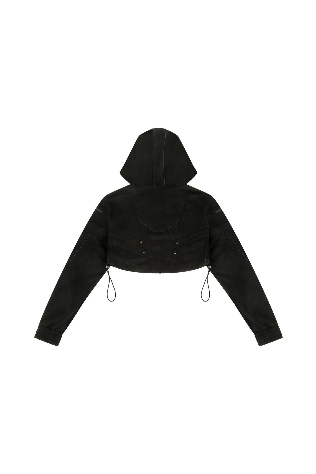 Racing Crop Top Hoodie Hybrid - image 3