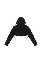 Racing Crop Top Hoodie Hybrid view 3