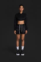 Racing Crop Top Hoodie Hybrid view 8