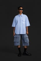 Half Sleeves Biker Shirt view 1