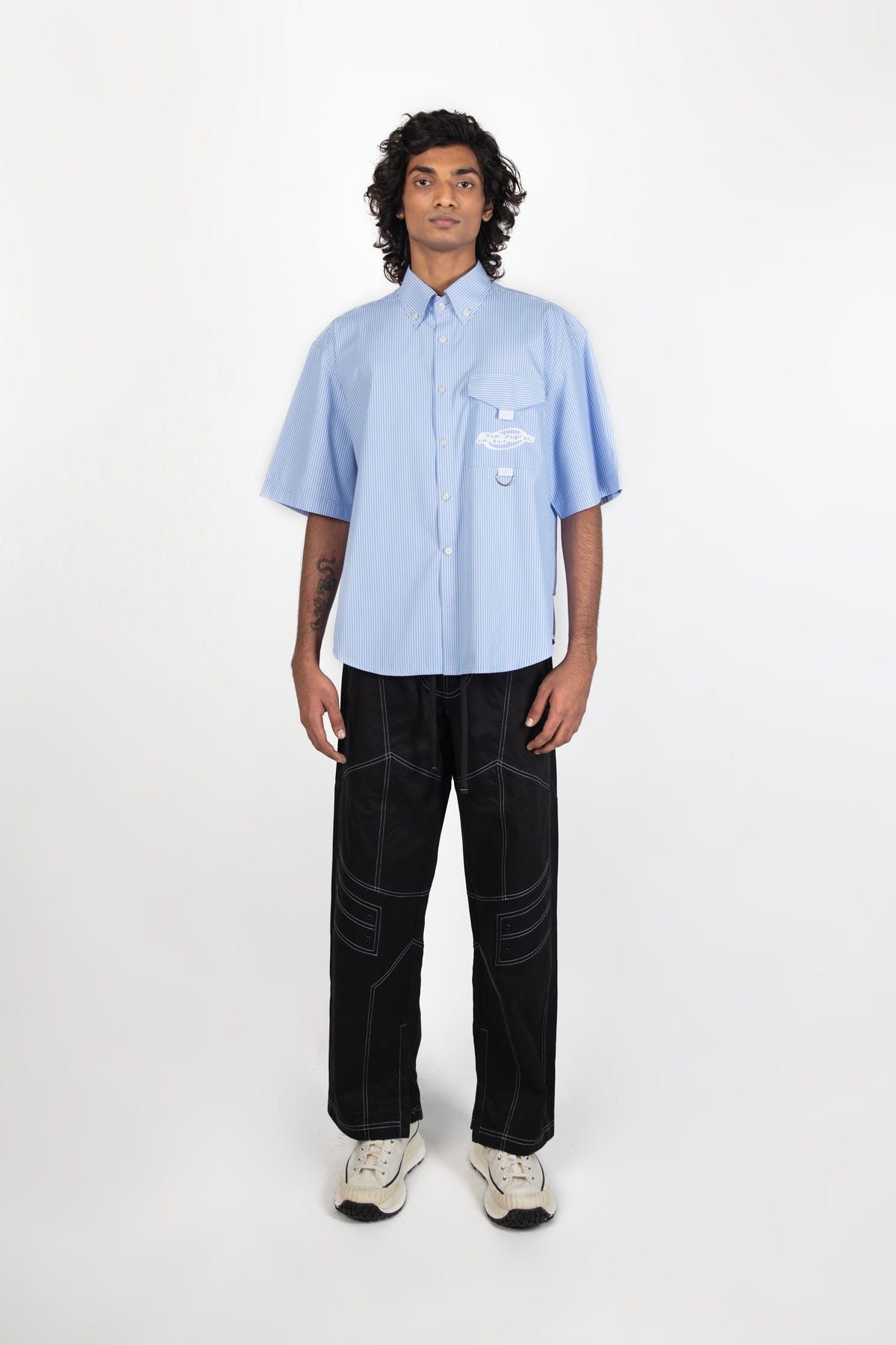 Half Sleeves Biker Shirt - image 5