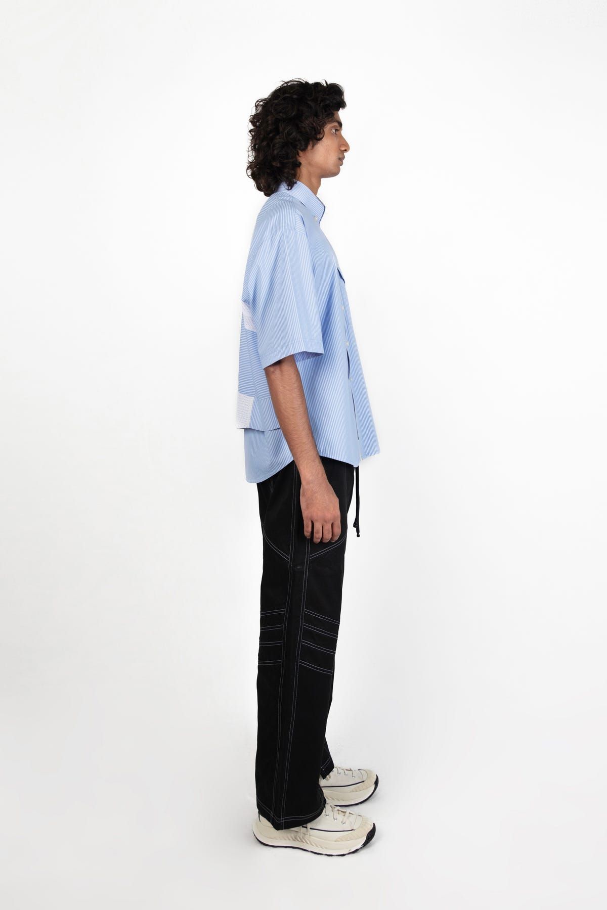Half Sleeves Biker Shirt - image 6