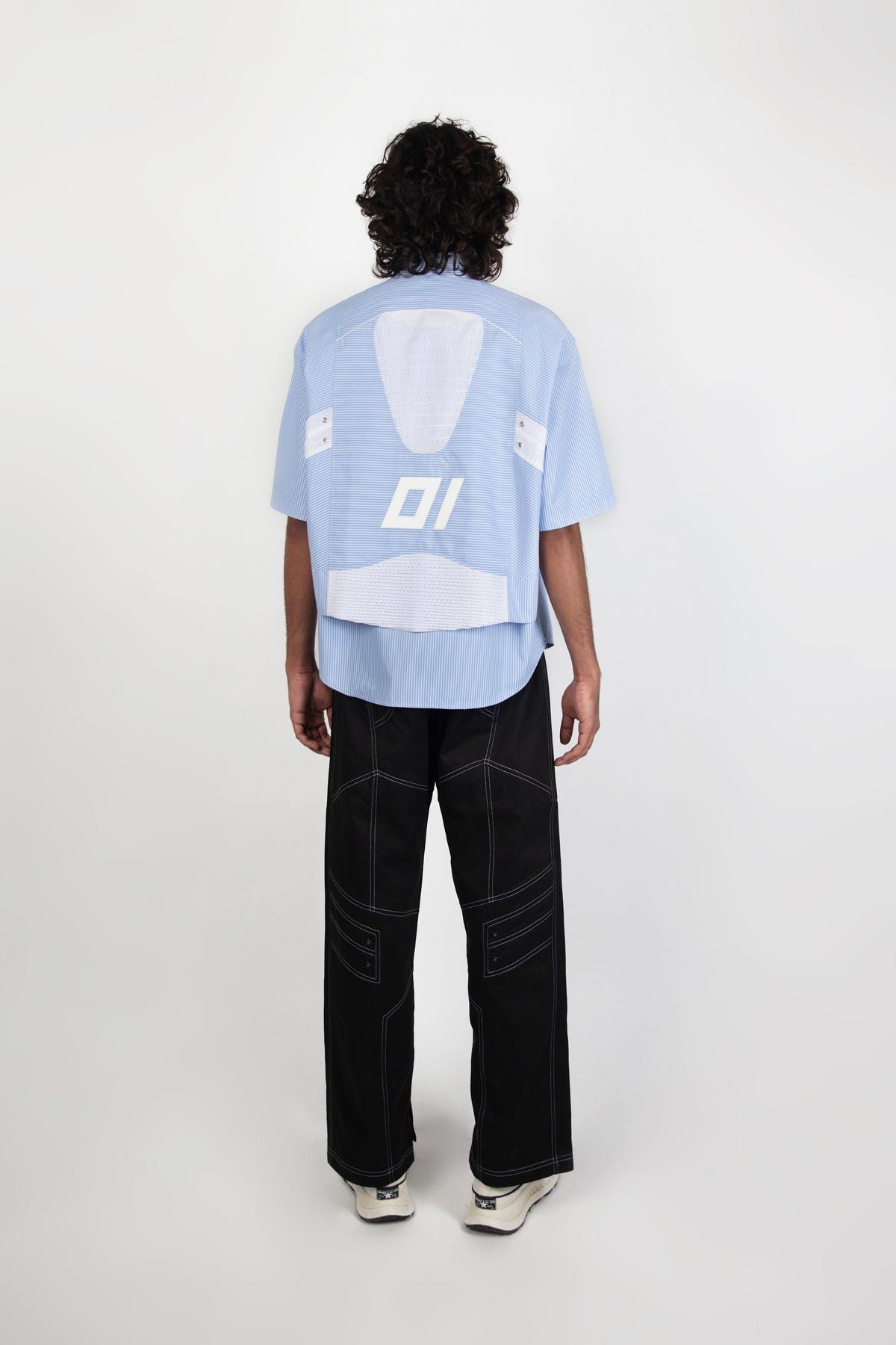 Half Sleeves Biker Shirt - image 7