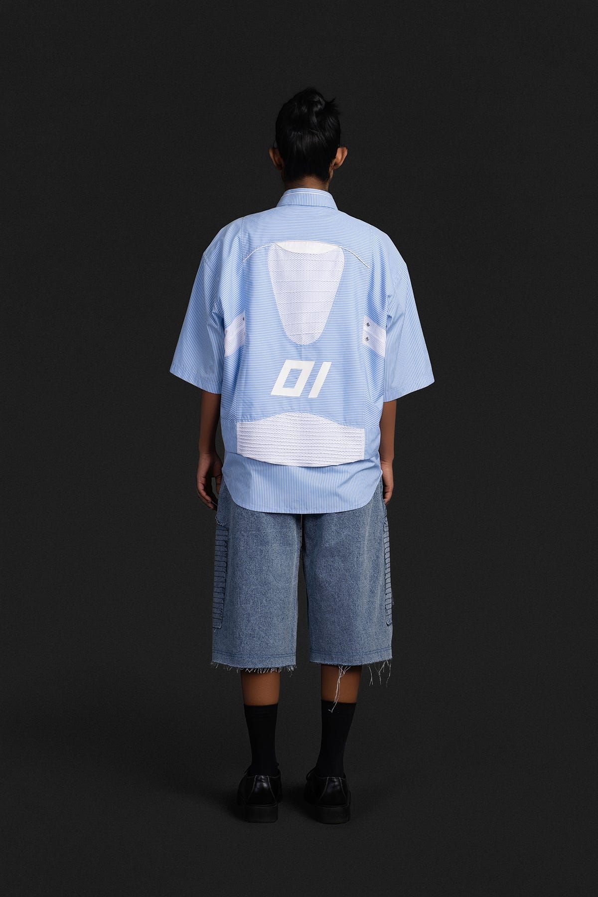 Half Sleeves Biker Shirt - image 10