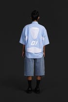 Half Sleeves Biker Shirt view 10