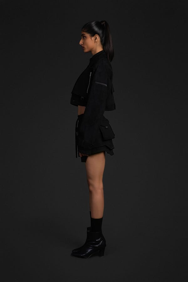 Noughtone — Cropped Utility Jacket