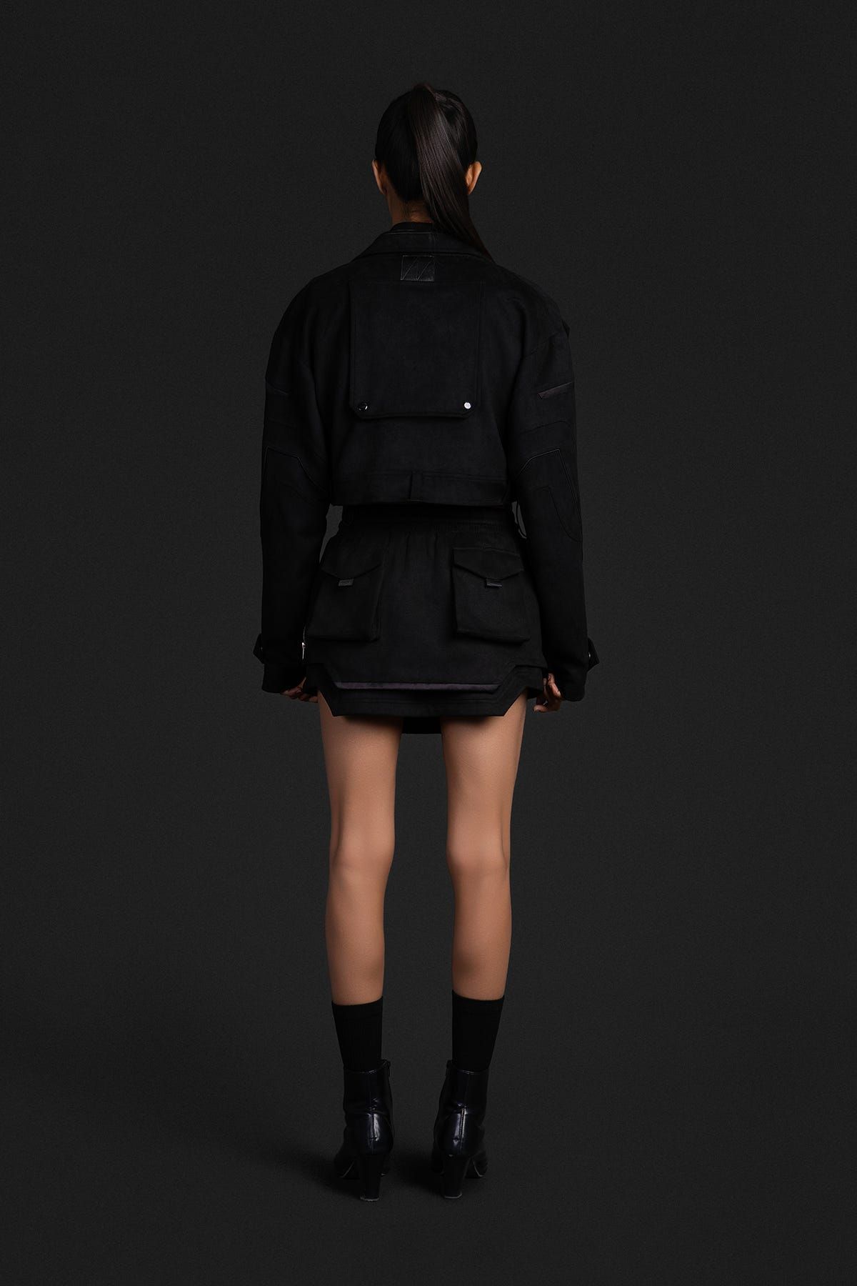Cropped Utility Jacket - image 4