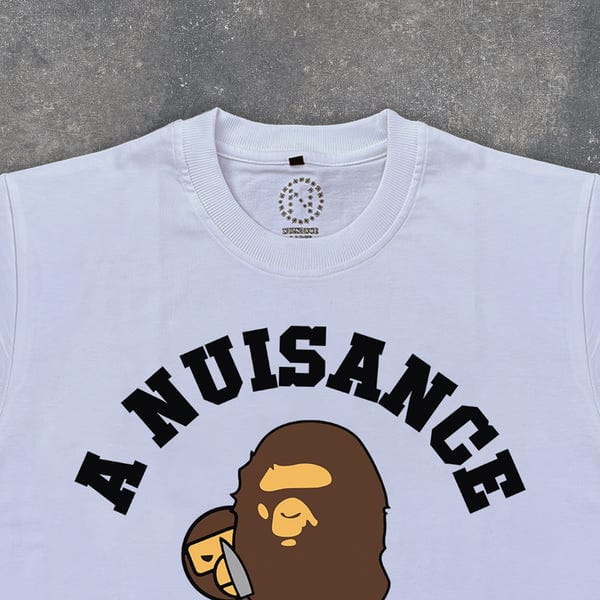 Nuisance — A Bathing Ape Bootleg T-Shirt