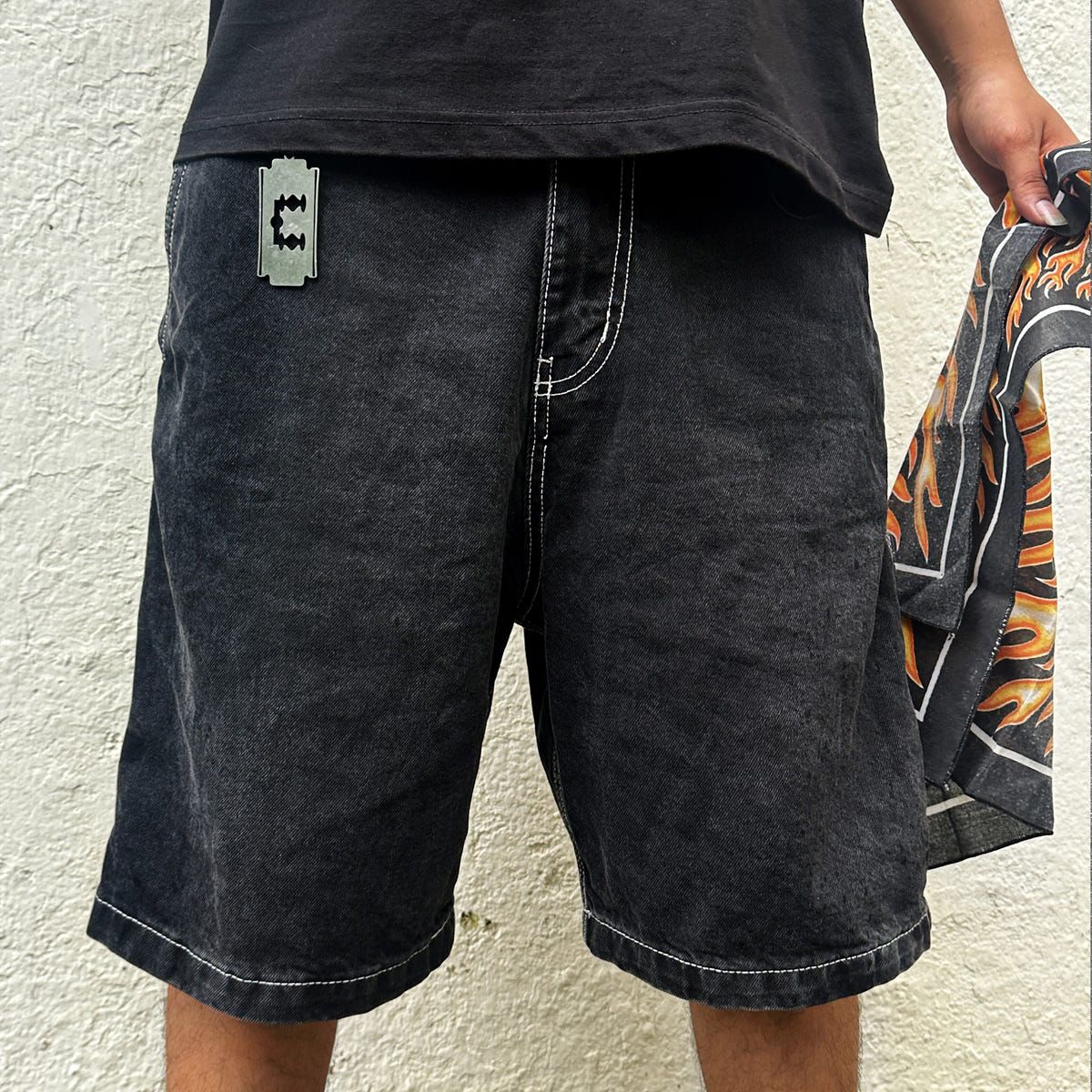 Cache Denim Jorts - Black - image 6