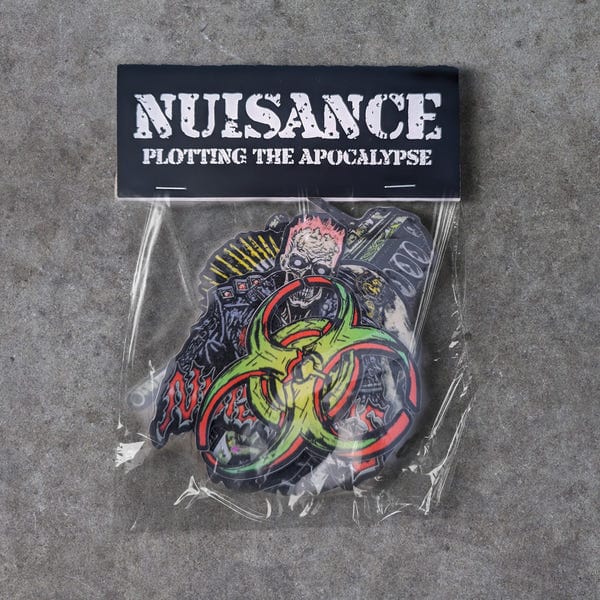 Nuisance — Plotting The Apocalypse Sticker Pack