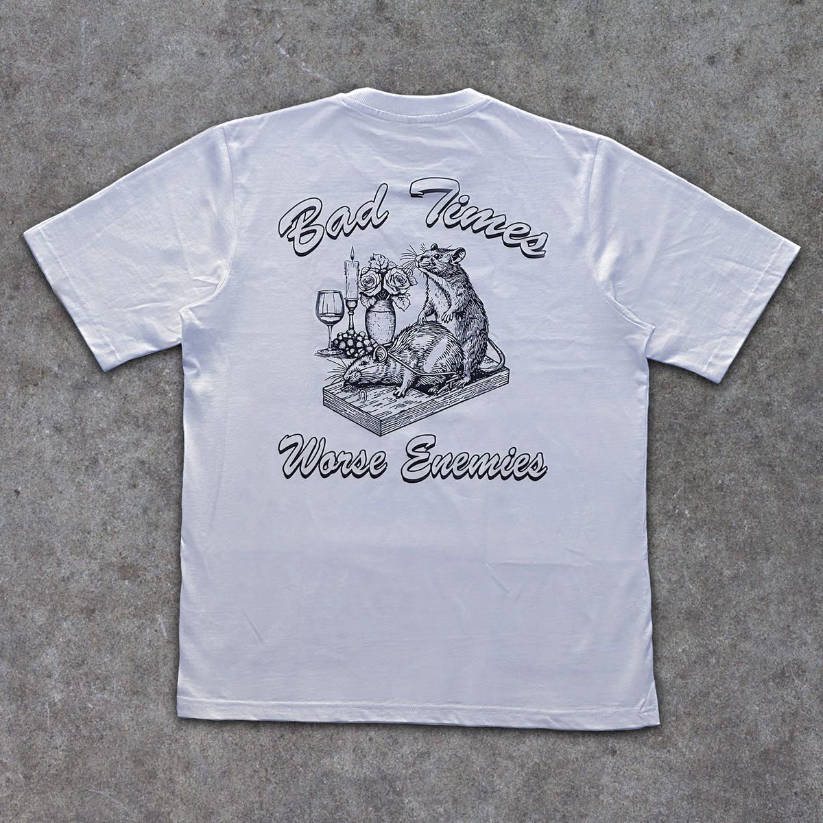 Bad Times Worse Enemies T-Shirt - image 2