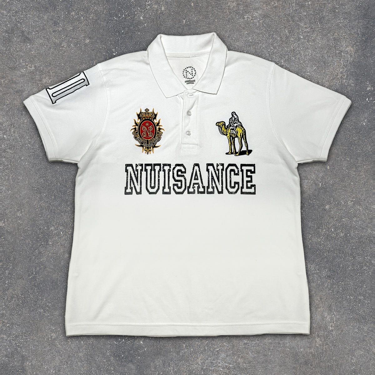 Silk Road Polo T-Shirt - White - image 1