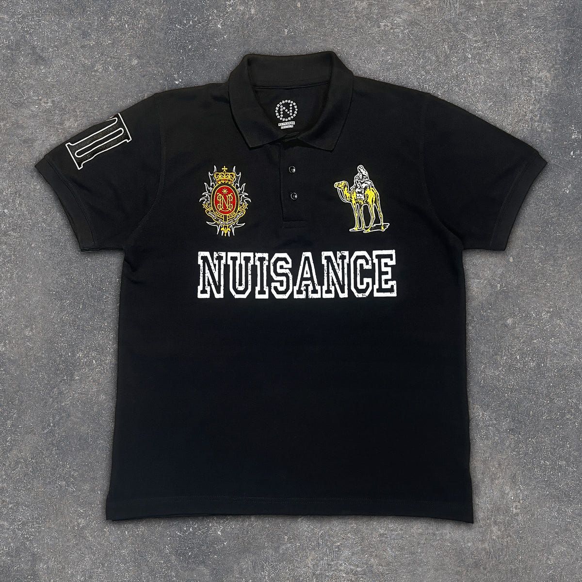 Silk Road Polo T-Shirt - Black - image 1