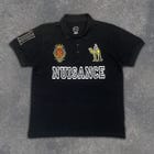 Silk Road Polo T-Shirt - Black view 1