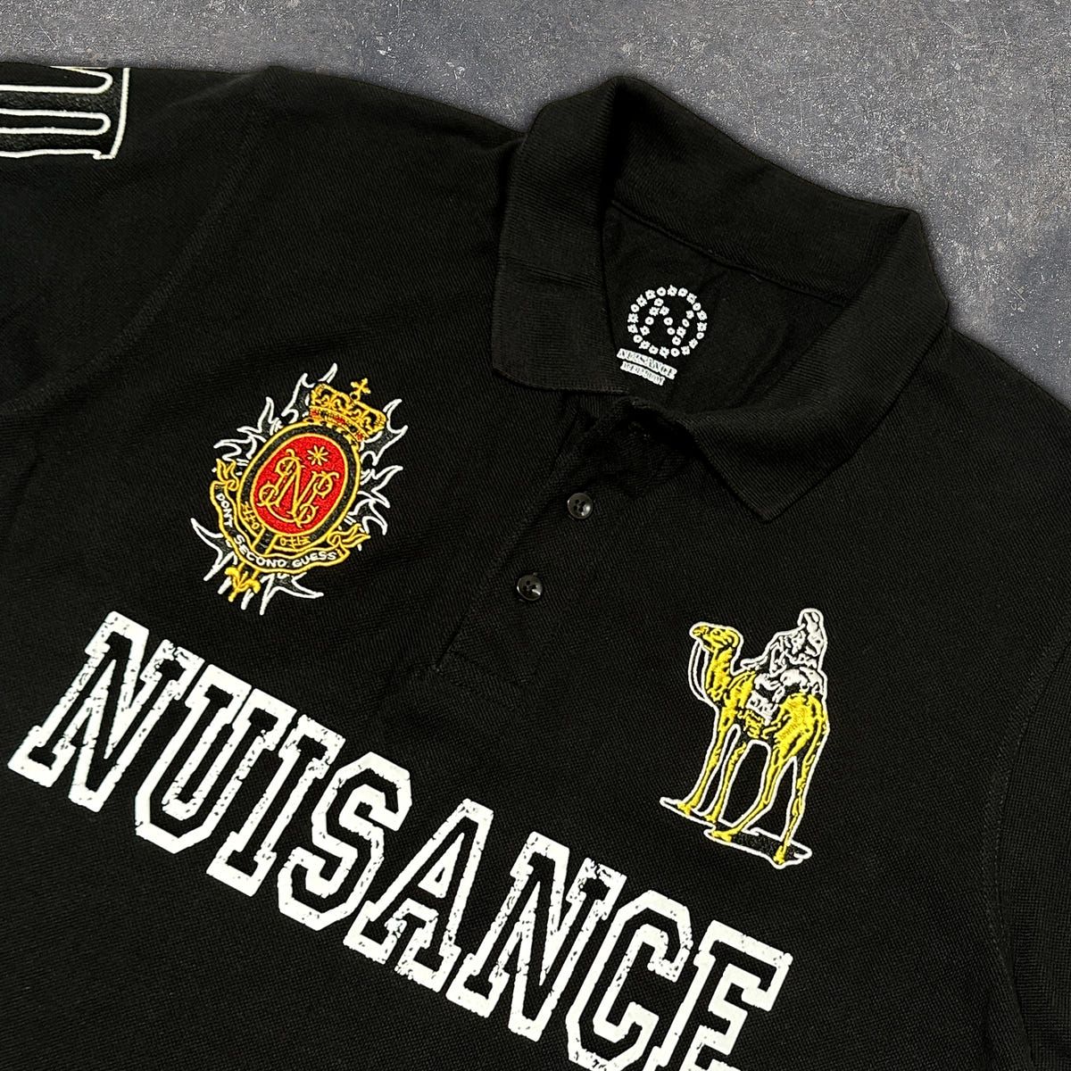 Silk Road Polo T-Shirt - Black - image 4