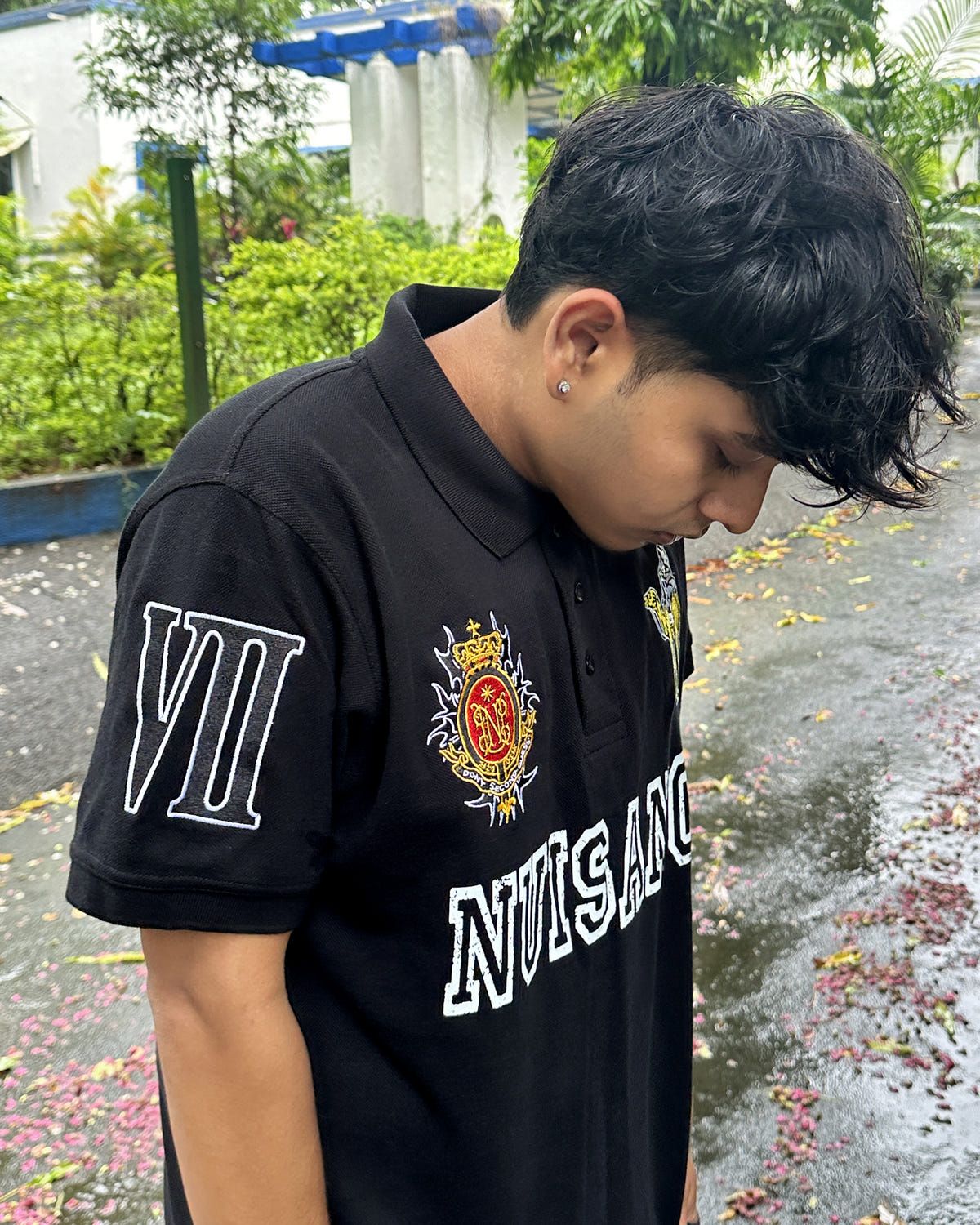 Silk Road Polo T-Shirt - Black - image 6