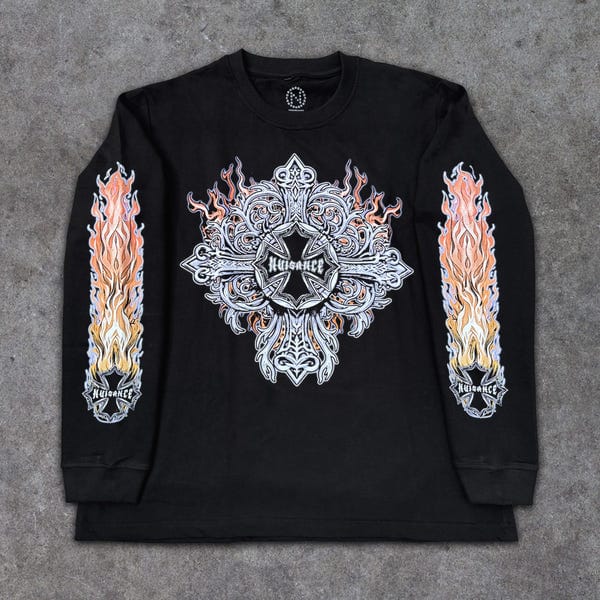 Nuisance — Freedom Flare Long Sleeve - Black